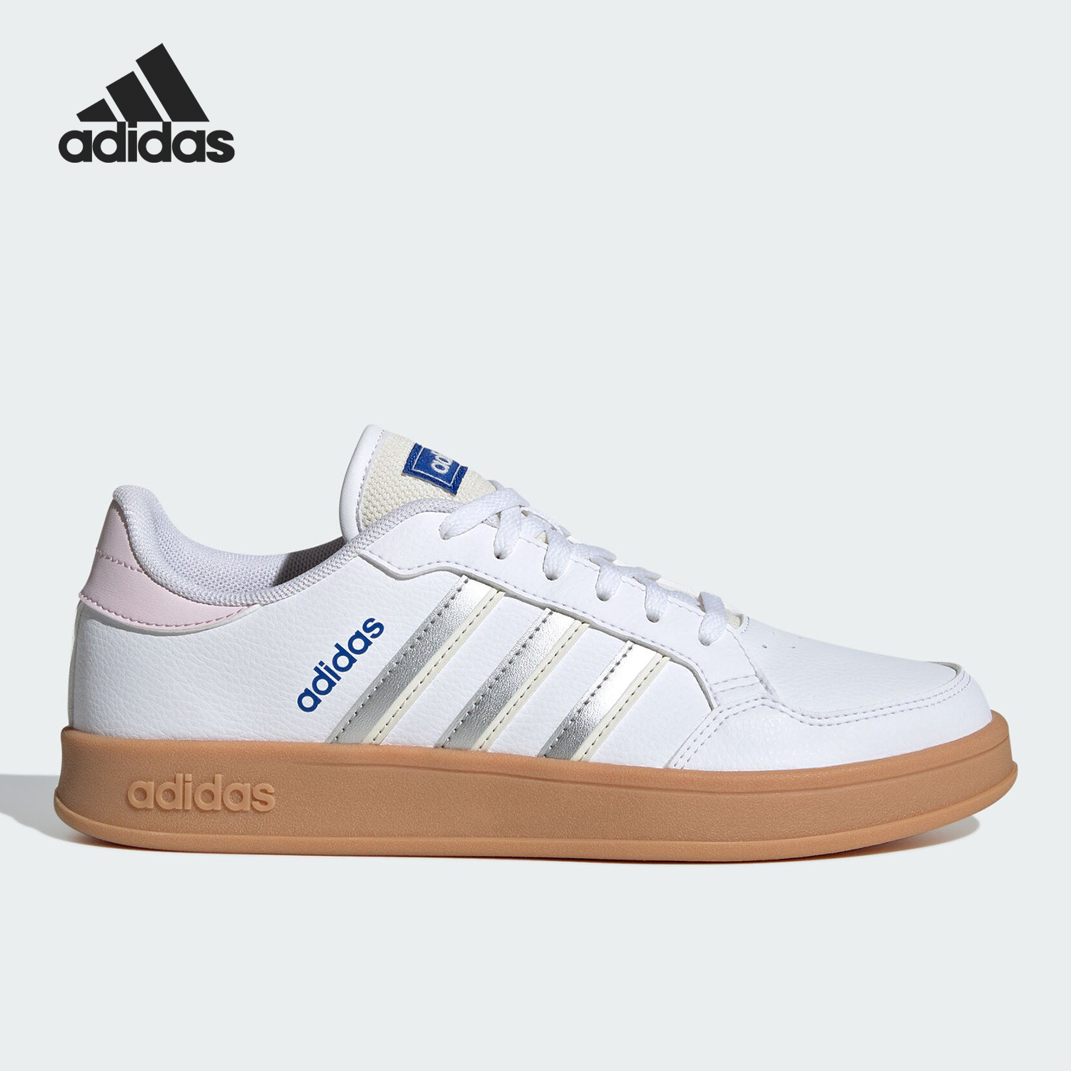 Adidas/阿迪达斯官方正品BREAKNET女士低帮复古运动板鞋IG6540