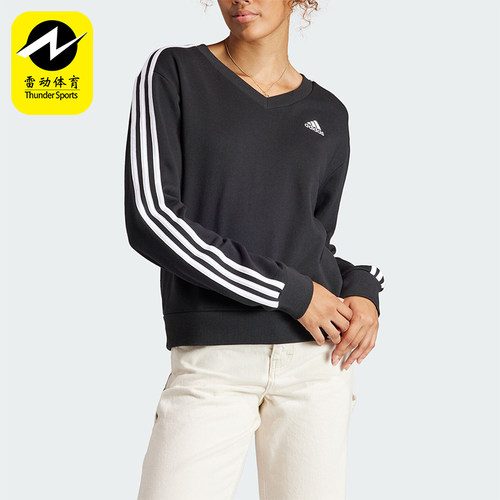 Adidas/阿迪达斯女士V领卫衣