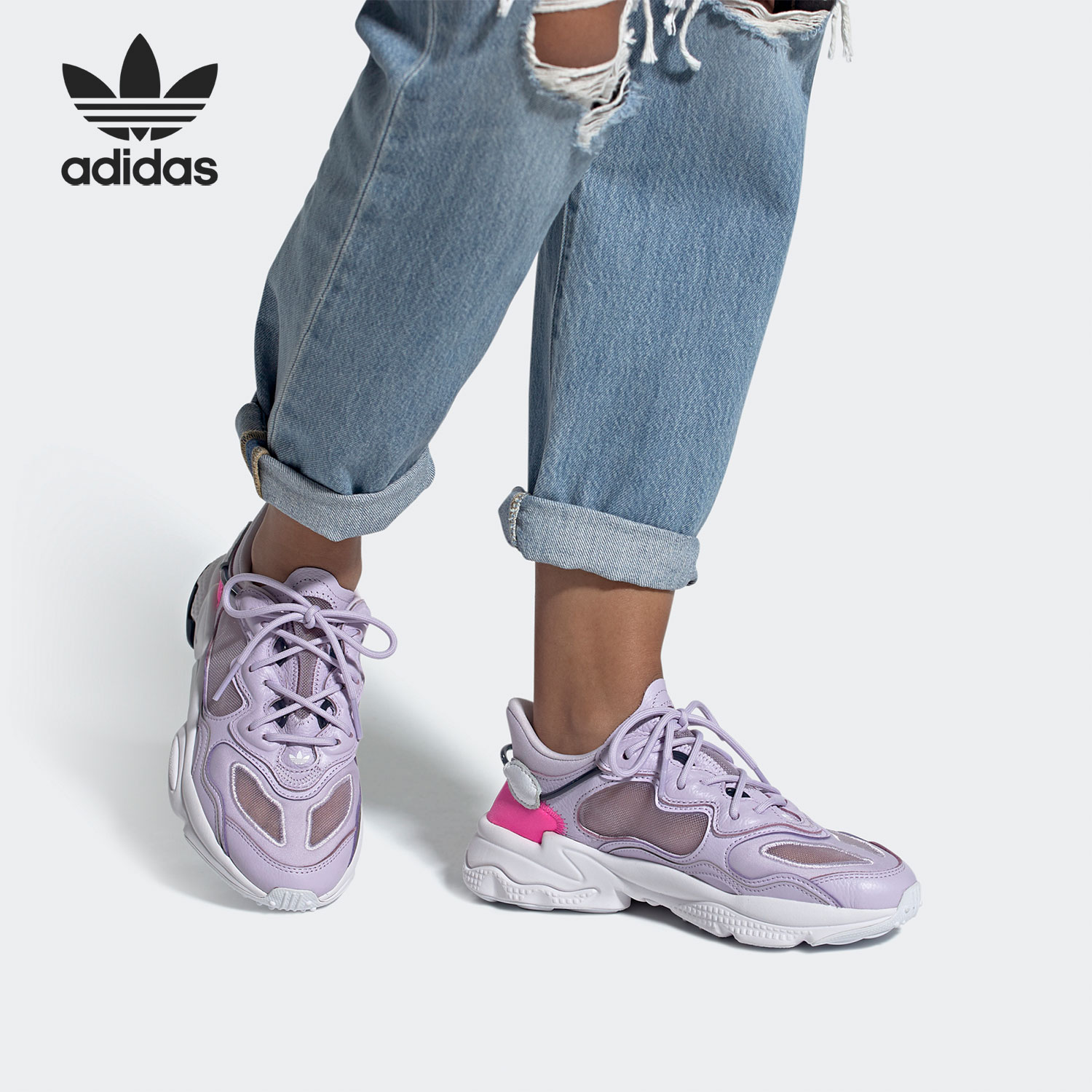 Adidas/阿迪达斯正品originals女款百搭透气低帮休闲鞋G55648