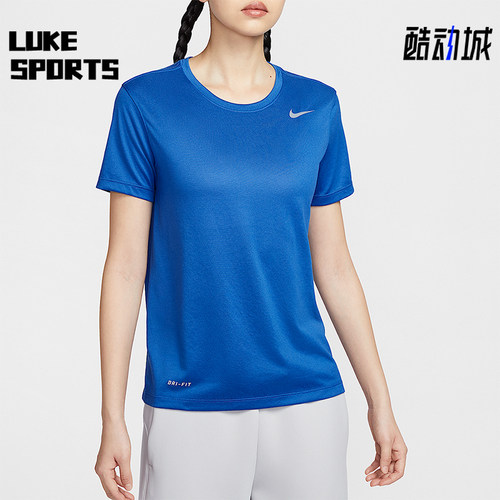 Nike/耐克正品2025新款女士宽松透气经典圆领短袖T恤IB8899-450