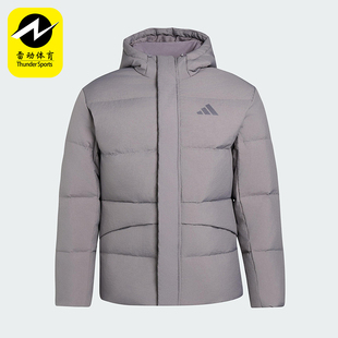 运动连帽保暖休闲羽绒服KR0936 LINEAR男士 Adidas 阿迪达斯正品