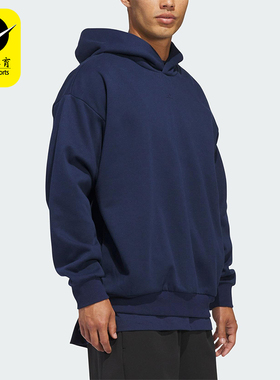 Adidas/阿迪达斯正品2025冬季款男女日常连帽套头运动卫衣KB7550