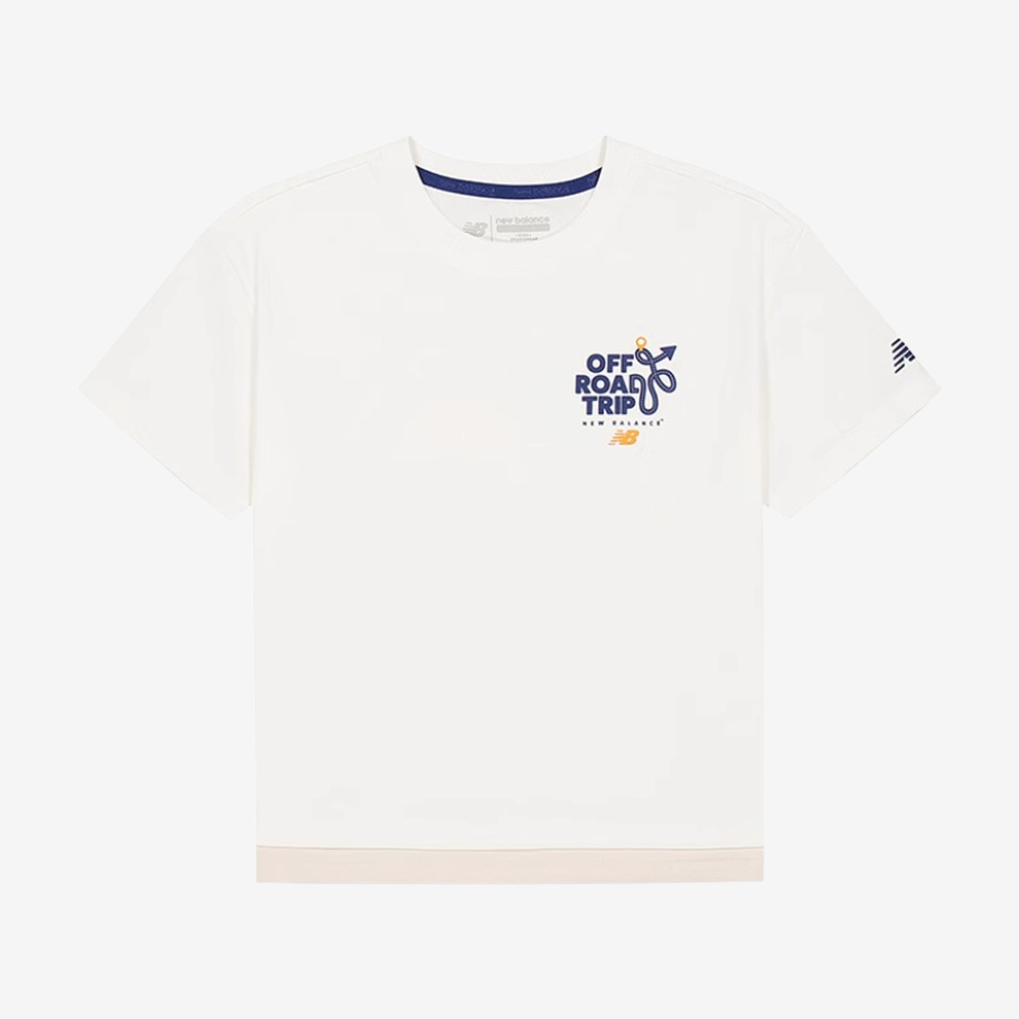 New Balance新百伦正品儿童印花短袖圆领修身型套头帽子7EF21043