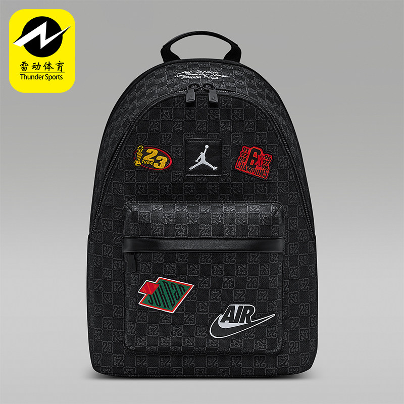 Nike/耐克正品JORDANMonogram新款男黑色经典双肩背包IQ3202-010