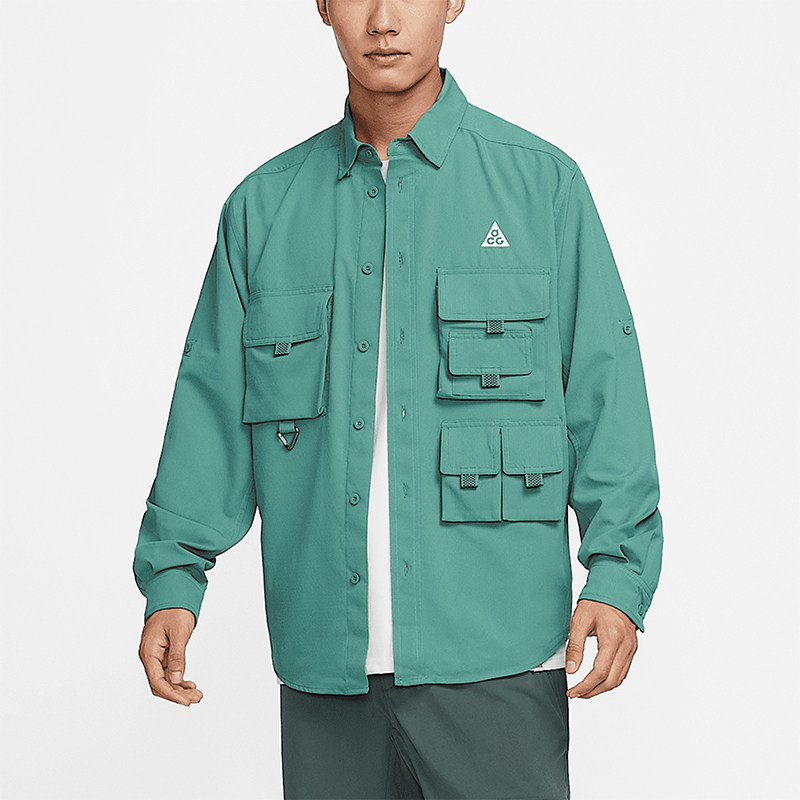 Nike/耐克正品春秋款男士户外多口袋翻领宽松休闲外套DN3937-361