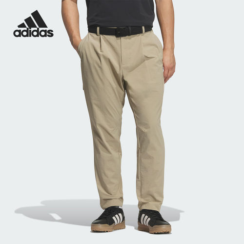 Adidas/阿迪达斯正品2026男士优雅高尔夫梭织宽松长裤KD0938