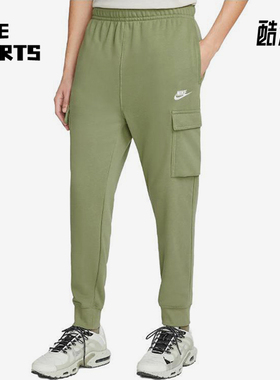 Nike/耐克正品春秋男士简约印花松紧束脚工装裤CZ9954-334
