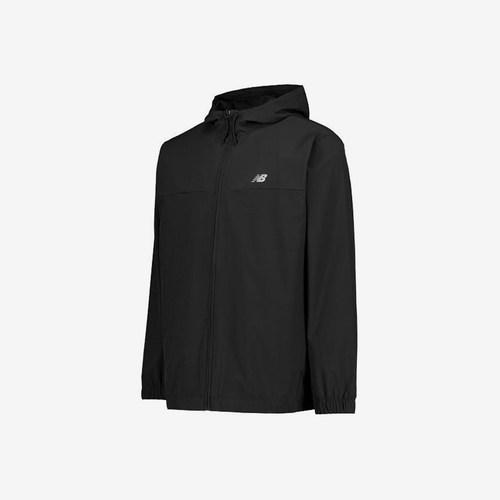 New Balance/NB正品2025新款男子梭织运动连帽夹克外套MJ41018-BK