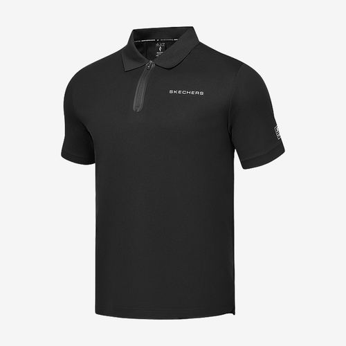 Skechers斯凯奇正品GODRI男短袖透气翻领衫P225M012-0018