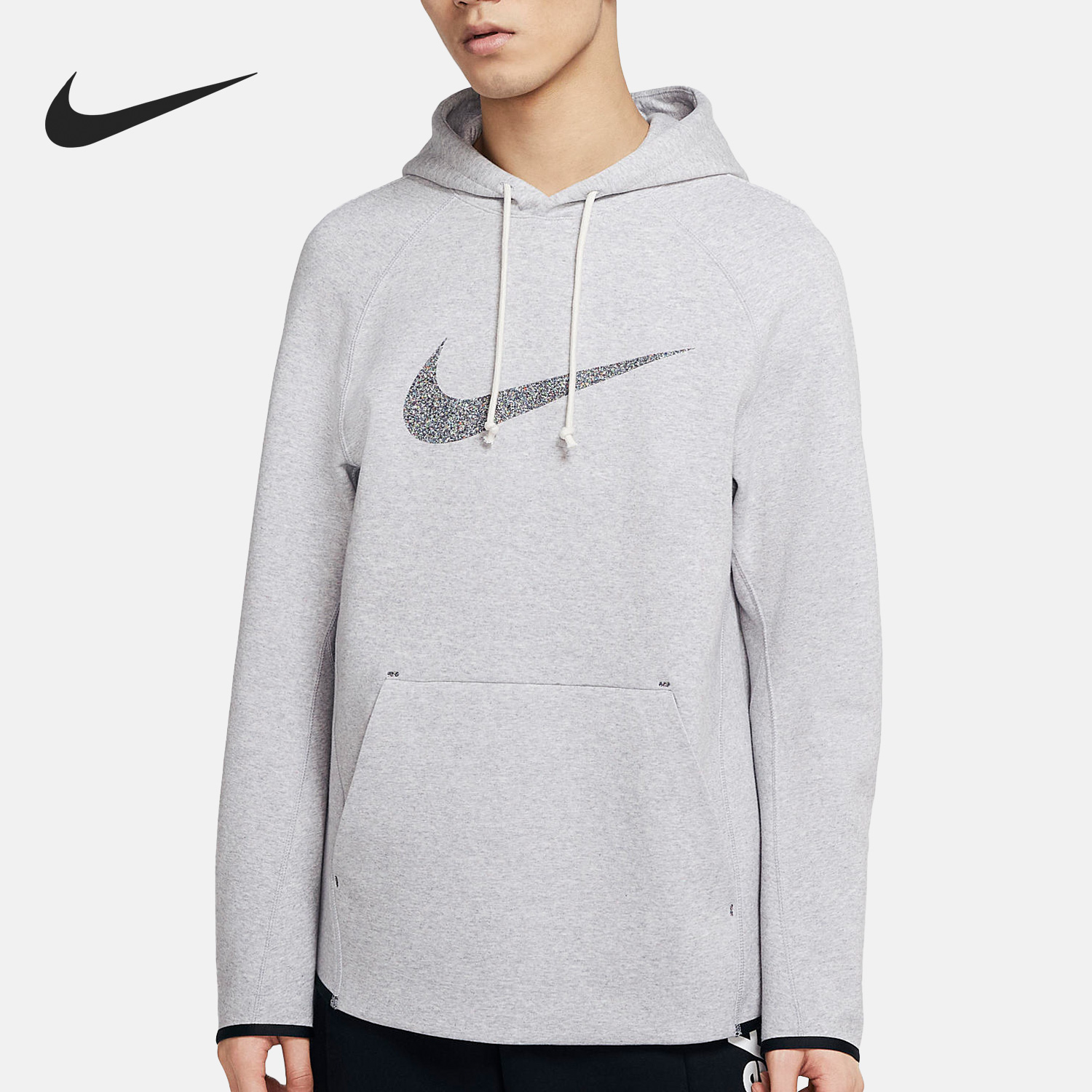 Nike/耐克正品字母Logo印花男子运动连帽长袖卫衣CK2977-902