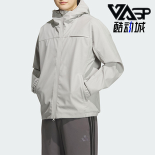 JKT男士 Adidas WARM 连帽运动休闲抓绒外套KG5179 阿迪达斯正品