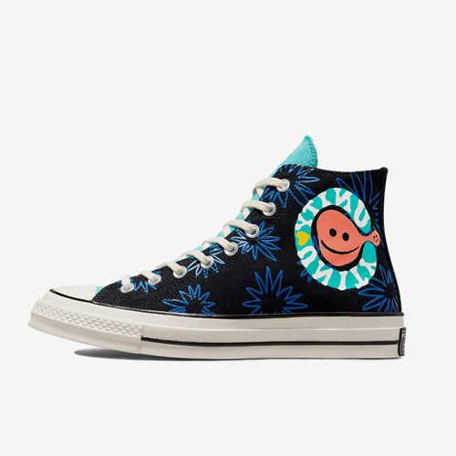 Converse/匡威正品男女同款时尚潮流图案透气系带休闲板鞋172824C