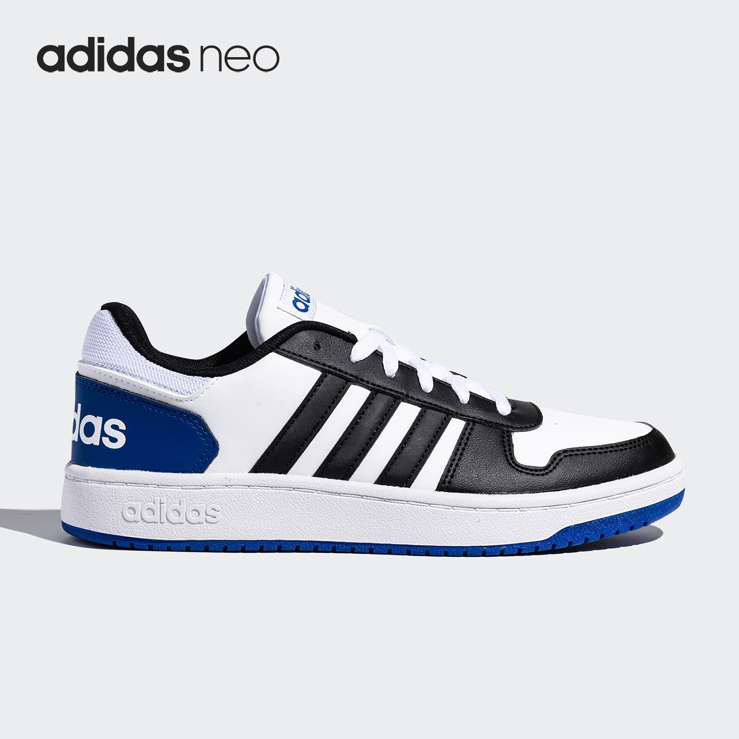 Adidas/阿迪达斯正品NEO男女当季新款皮面低帮休闲板鞋 FW5994
