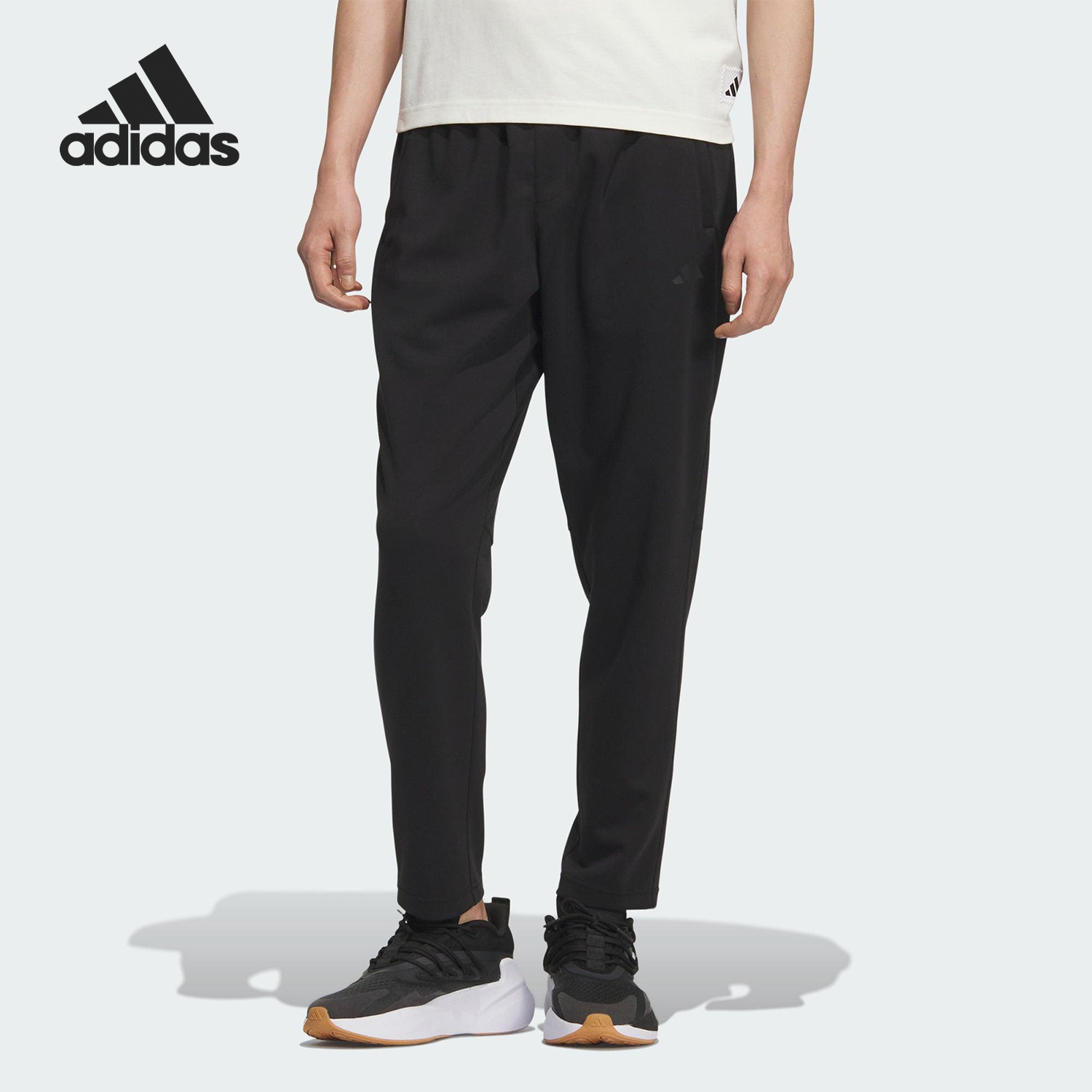 Adidas/阿迪达斯官方正品MH LW KNPNT男士针织日常休闲长裤KB9131