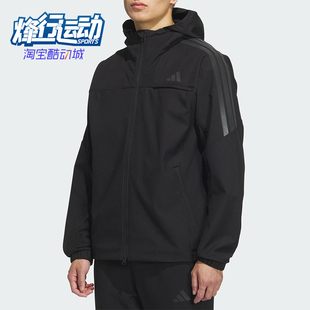 Adidas/阿迪达斯正品SL WARM JKT男士运动三条纹连帽外套KA1307