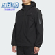 阿迪达斯正品 WARM Adidas JKT男士 运动三条纹连帽外套KA1307