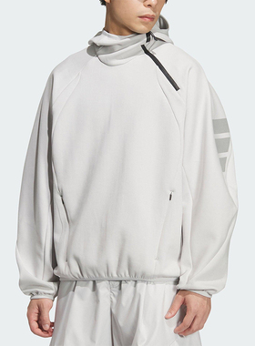 Adidas/阿迪达斯正品FOS M DK SWT HD男士套头连帽针织卫衣KS3281