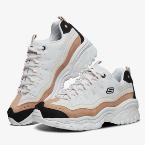 Skechers/斯凯奇正品新款女复古厚底熊猫鞋老爹鞋休闲运动鞋