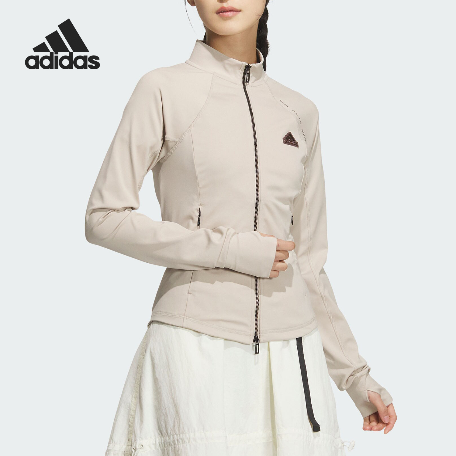 阿迪达斯女士运动简约外套