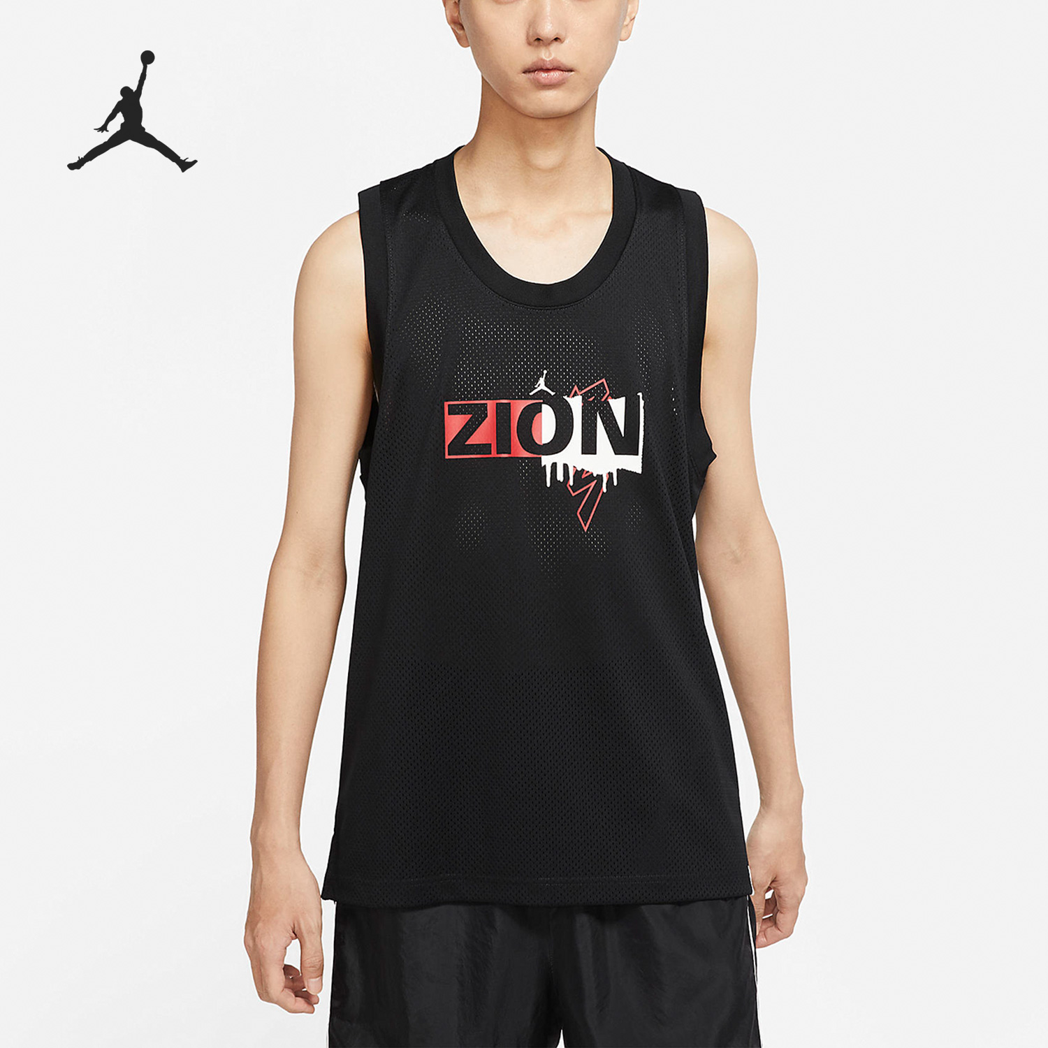 Nike/耐克正品Air Jordan男子运动健身透气无袖T恤DX6583-010
