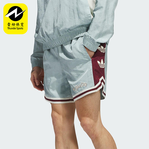 Adidas/阿迪达斯正品三叶草男女同款时尚休闲梭织运动短裤JC5970