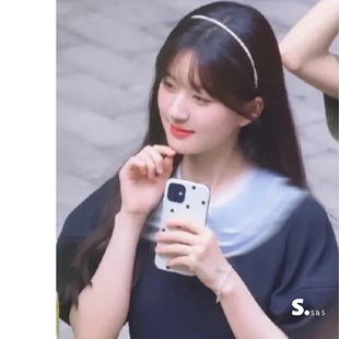 15赵露思同款偷偷藏不住-桑稚同款小众奶茶色波点简约气质17手机壳iphone13适用16苹果14Promax保护套12