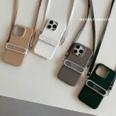 小众简约数字万能手机背夹挂绳可调节斜挎背带挂脖防丢手机挂件链