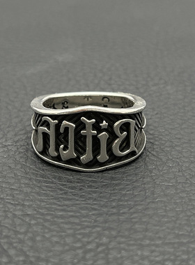 925纯银高级感脏话Bitch戒指男个性潮牌cody sanderson指环经典款