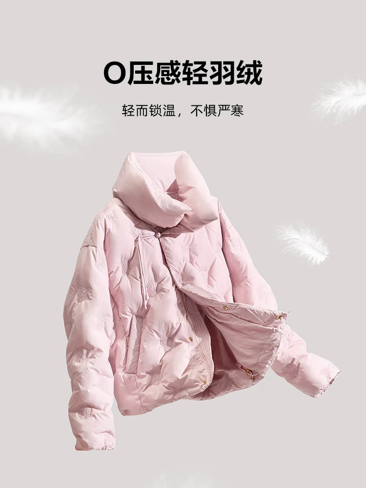 【程程】暖意国风棉花糖羽绒服白鸭绒24冬新款羽绒服女
