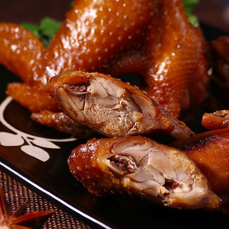 正宗湖南特产武冈鸡翅乡巴佬蜜汁五香卤鸡翅卤味熟食深夜解馋零食