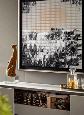 展示台组合柜欧式玄关厅样