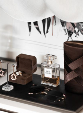 展厅橱柜轻奢样板间衣帽摆