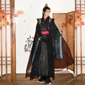 汉服男酷飒国风贵公子正版 孤鲤原创 君临 霸气交领仙侠道袍飘逸