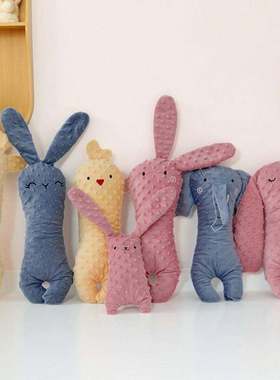 搂睡觉神器婴儿安抚玩偶抱枕宝宝压惊手掌新生儿安抚巾防惊跳偏头