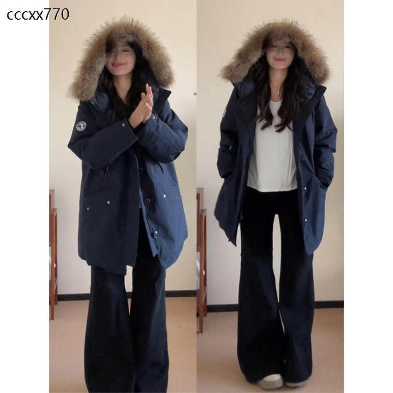 300斤特大码女装加厚工装派克服女胖mm冬季新款加厚连帽棉服外套