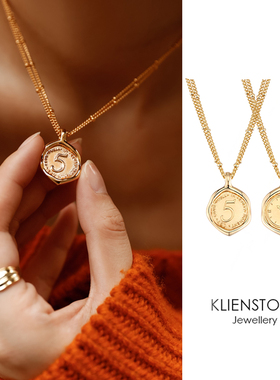 五周年纪念第五时区项链金色