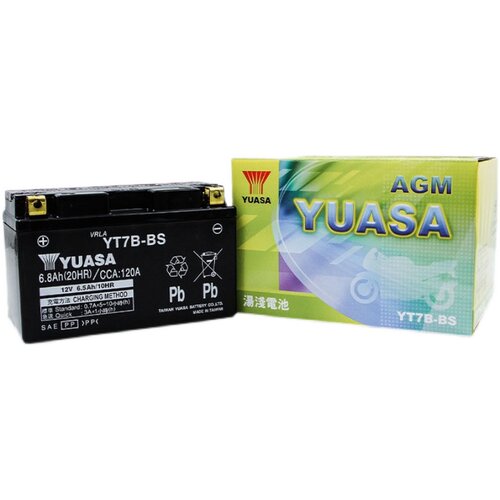 汤浅YT7B-BS/SMAX155/BWS125/劲战125/GTR125/FORCE155原装电瓶
