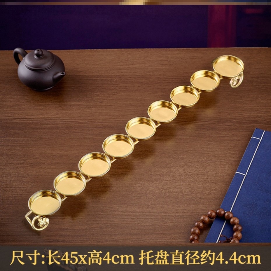 北斗七星灯架梯形底座佛灯供莲花居家长明灯灯具供佛六星蜡烛台灯