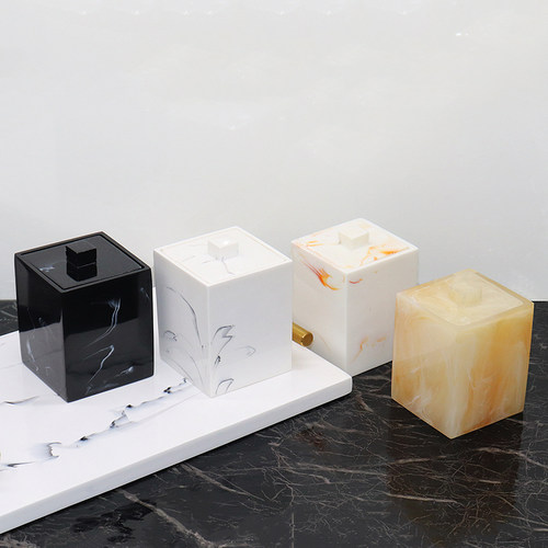 欧式棉签盒牙签盒化妆棉盒浴盐罐