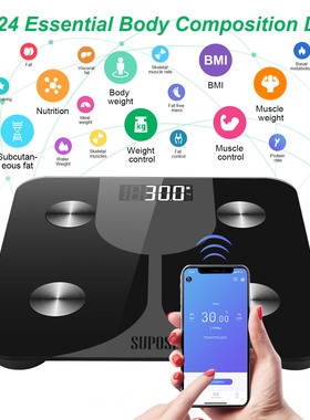 body fat weight weighing scale体脂称浴室英文lbs人体重秤磅BMI