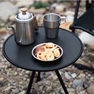 Folding Round Table Portable Telescopic Outdoor Three-legged