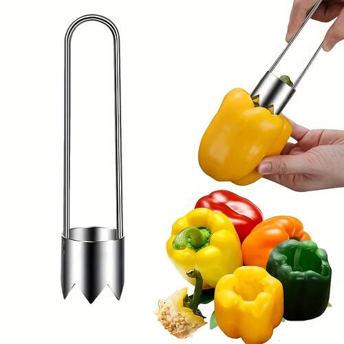 1/2/3pcs Stainless Steel Corer Tool - for Fruits & Veggies L