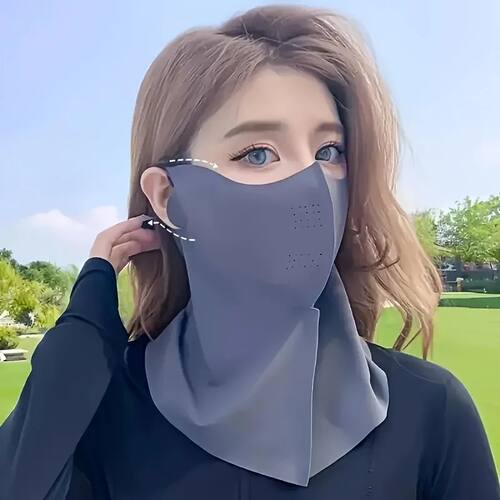 Sunscreen Mask, Ice Silk Mask, Cycling Sunshade, UV Protecti
