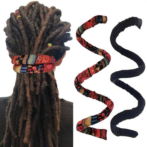 Colored dirty braid spiral long hair curling iron high ponyt