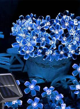 Solar Garden Light Flower Outdoor Solar String Lights Water
