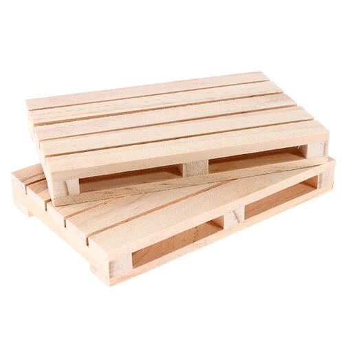 Mini Wooden Pallet Coasters – Rustic Drink Holders for Hot