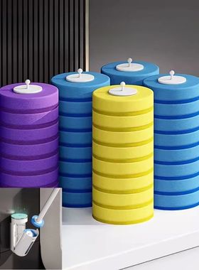 48/64PCS Disposable Toilet Brush Refills No Dead Angle Foam