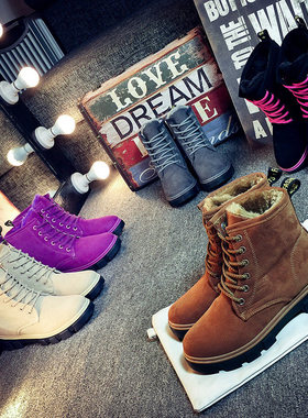 Winter girl boot increased biker boots women snow shoes女靴