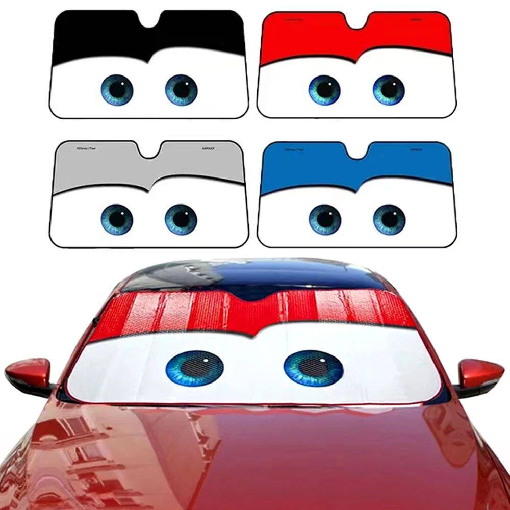 Car Solar Protection 4 Colors Eyes Heated Windshield Sunshad