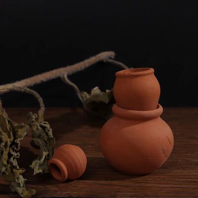 1:12 Dollhouse Miniatures Decora Vase Mini Terracotta Flower